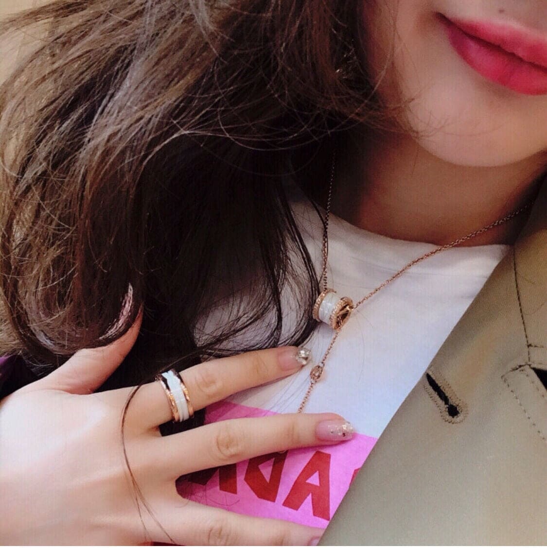 B.zero1 Edge Diamonds 18K Gold Necklace
