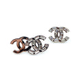 Chanel Crystal 18K Gold Earrings